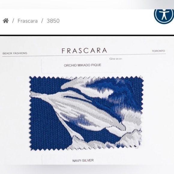 FRASCARA COUTURE 3850 in ORCHID MIKADO PIQUE JACQUARD - Picture 9 of 10